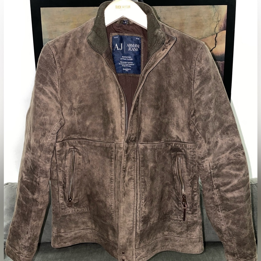 ARMNAI JEANS SUEDE JACKET